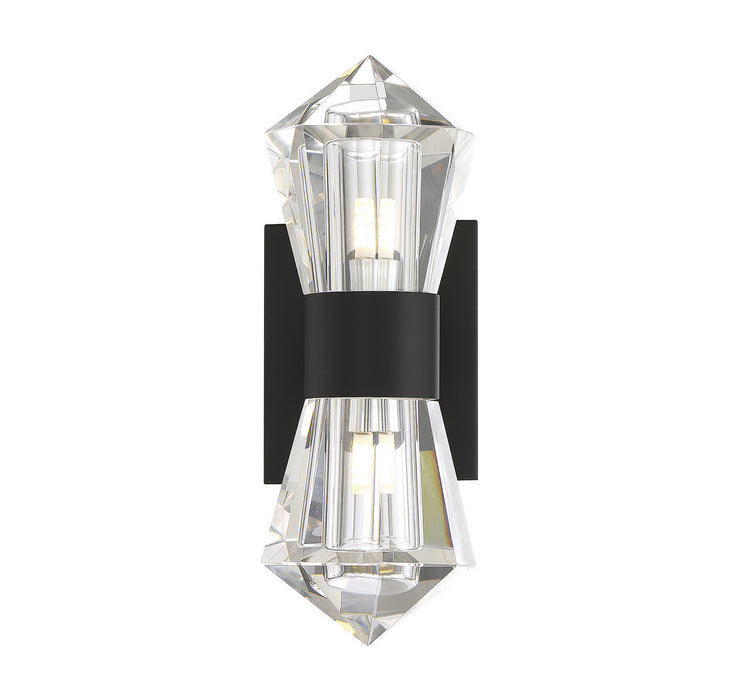 Savoy House 9-1940-2-89 LED Wall Sconce, Matte Black