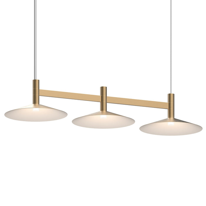 Sonneman 1783.14 LED Linear Pendant, Brass
