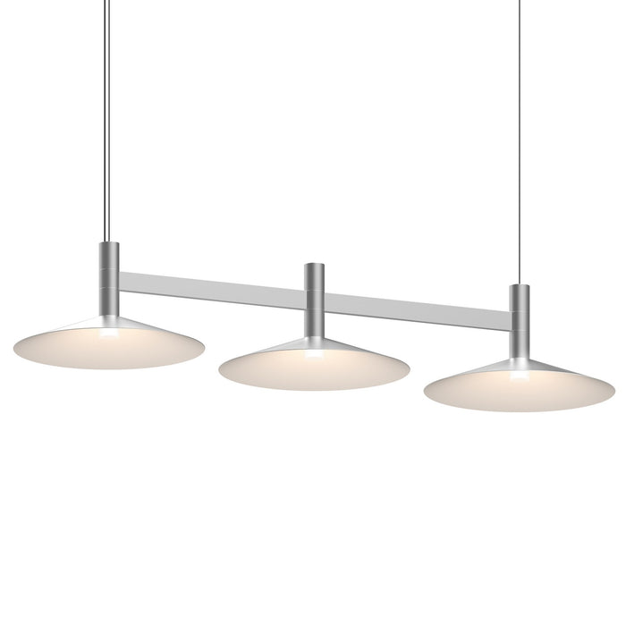 Sonneman 1783.16 LED Linear Pendant, Bright Satin Aluminum