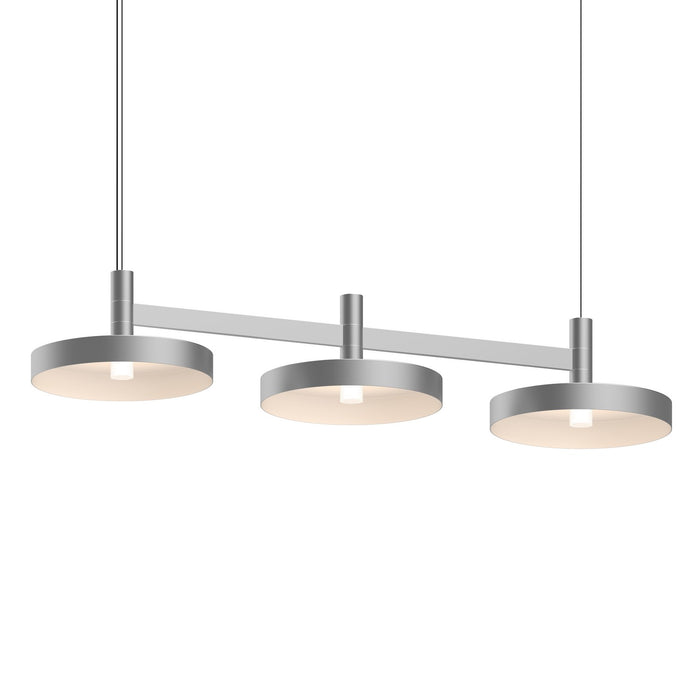 Sonneman 1783.16 LED Linear Pendant, Bright Satin Aluminum