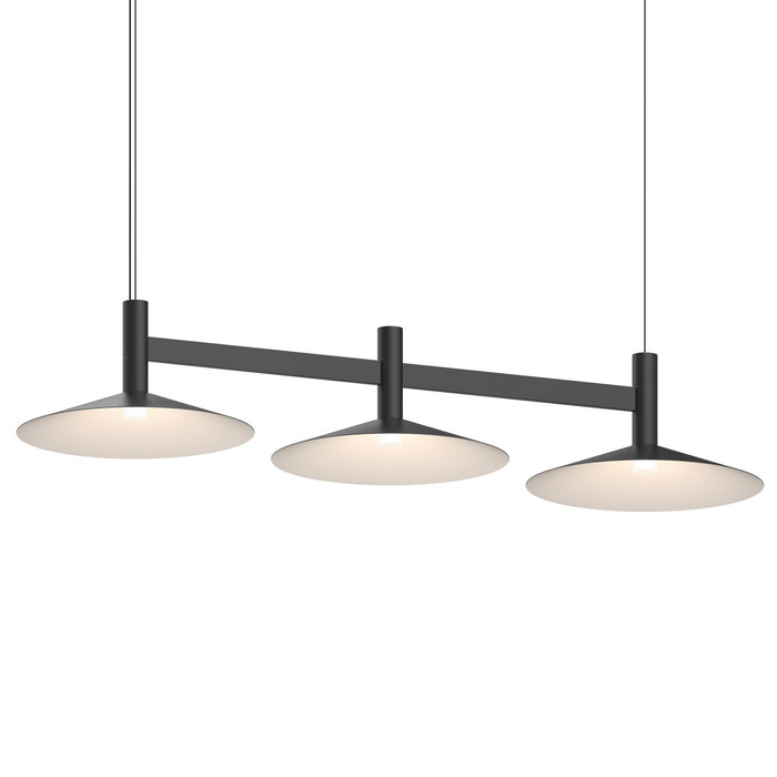 Sonneman 1783.25 LED Linear Pendant, Satin Black
