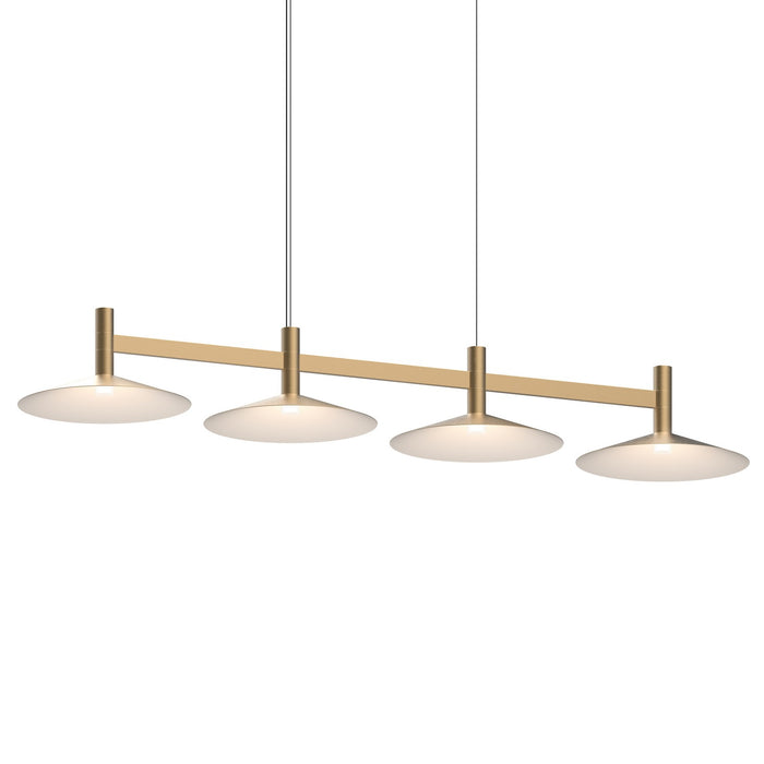 Sonneman 1784.14 LED Linear Pendant, Brass