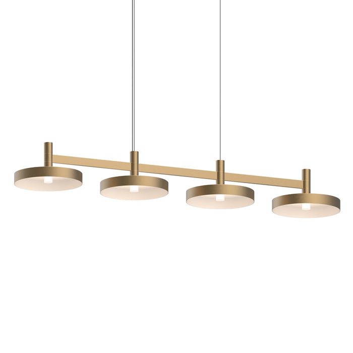 Sonneman 1784.14 LED Linear Pendant, Brass