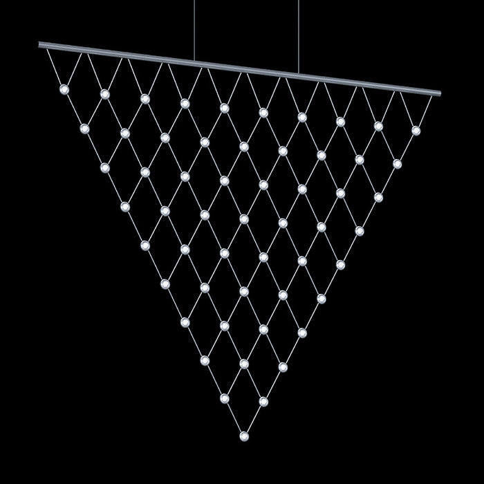 Sonneman 1889.16C LED Pendant, Bright Satin Aluminum