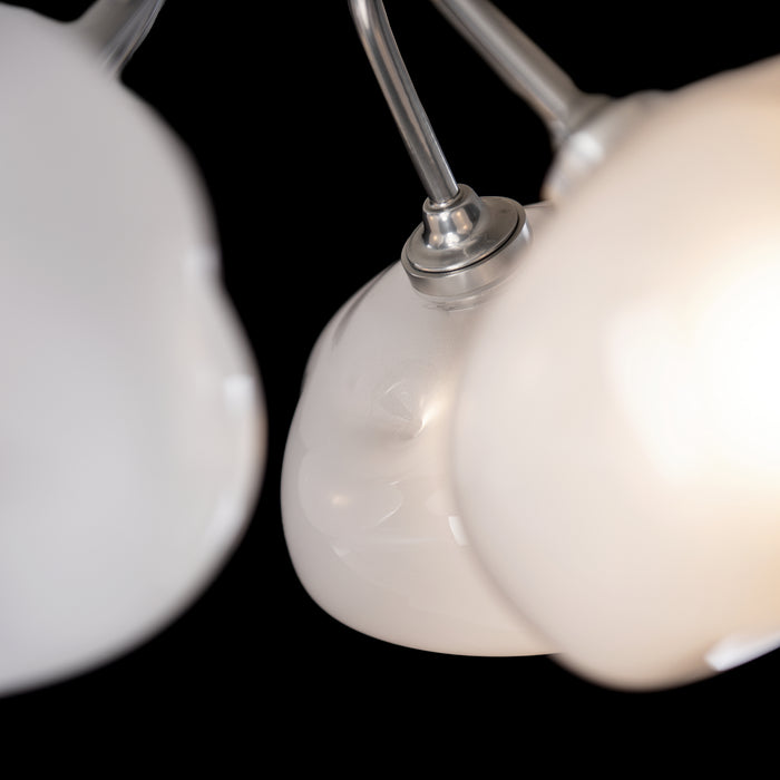 Hubbardton Forge 121370-SKT-85-FD0710 Four Light Semi-Flush Mount, Sterling