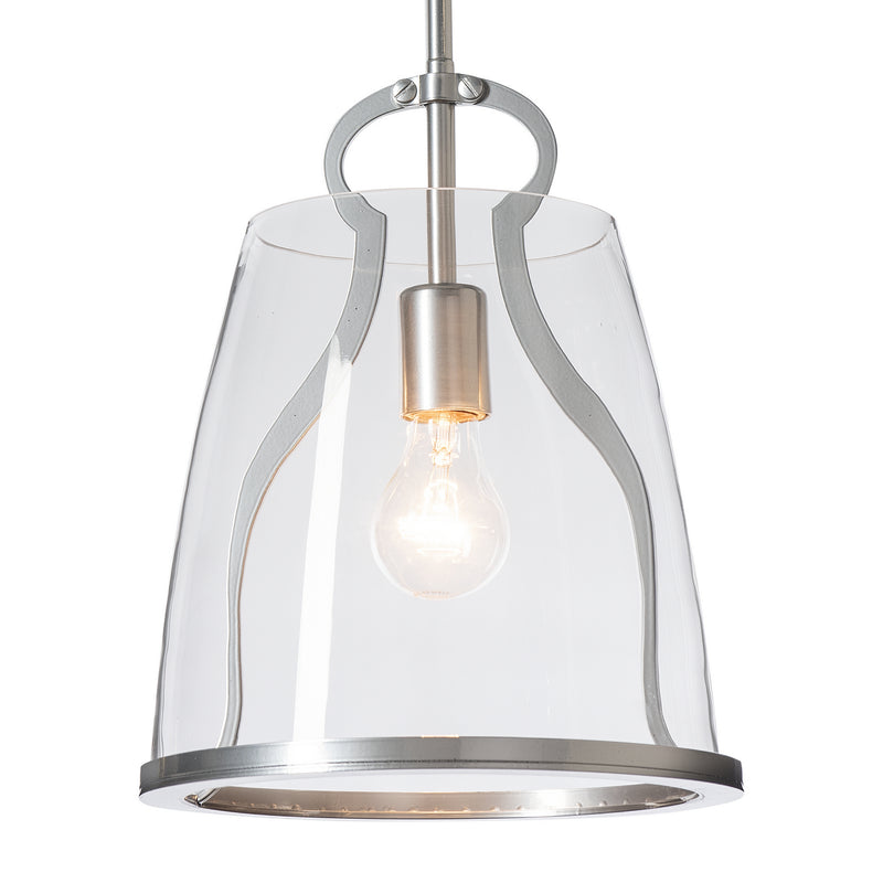 Hubbardton Forge 131065-SKT-MULT-85-ZM0721 One Light Pendant, Sterling