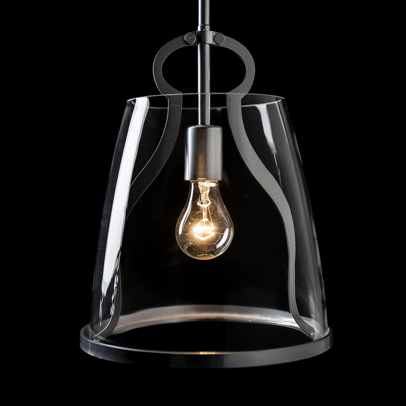 Hubbardton Forge 131065-SKT-MULT-85-ZM0721 One Light Pendant, Sterling
