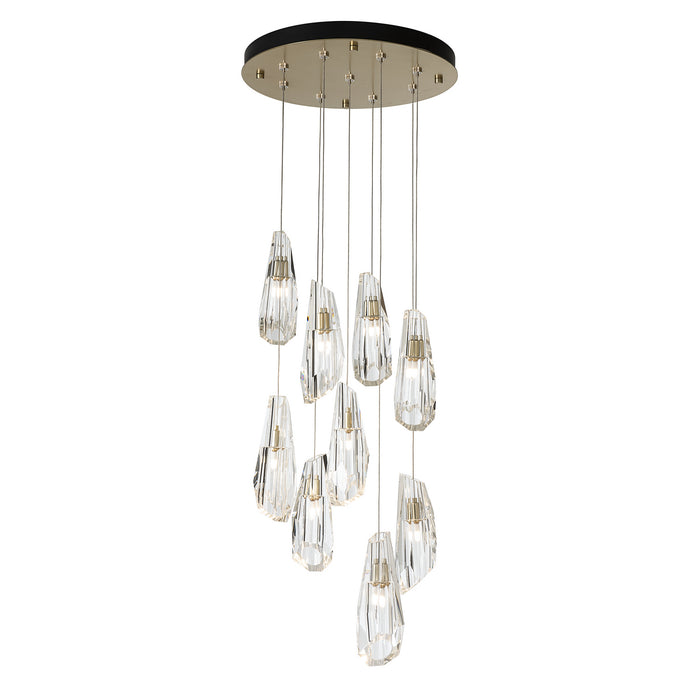 Hubbardton Forge 131101-SKT-LONG-10-CR LED Pendant, Black