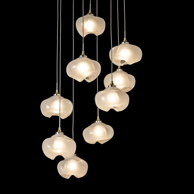 Hubbardton Forge 131103-SKT-STND-86-FD0710 LED Pendant, Modern Brass