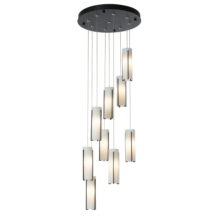 Hubbardton Forge 131104-SKT-STND-10-GG0065 LED Pendant, Black