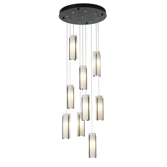 Hubbardton Forge 131104-SKT-STND-10-GG0065 LED Pendant, Black