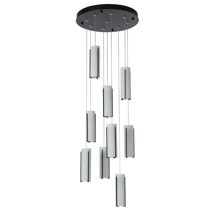 Hubbardton Forge 131104-SKT-STND-10-GG0065 LED Pendant, Black