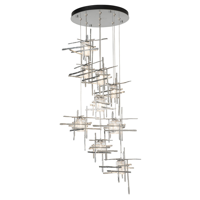 Hubbardton Forge 131107-SKT-STND-85-II0728 LED Pendant, Sterling