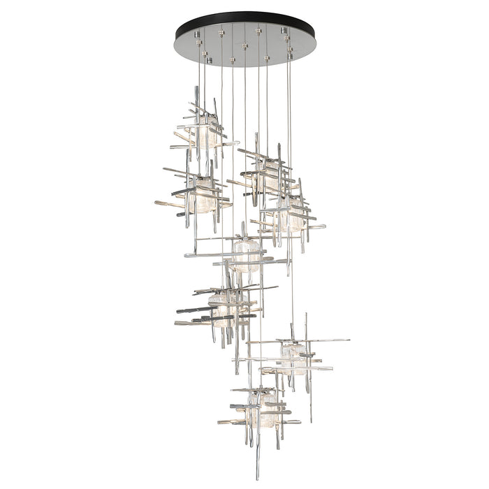 Hubbardton Forge 131107-SKT-STND-85-II0728 LED Pendant, Sterling