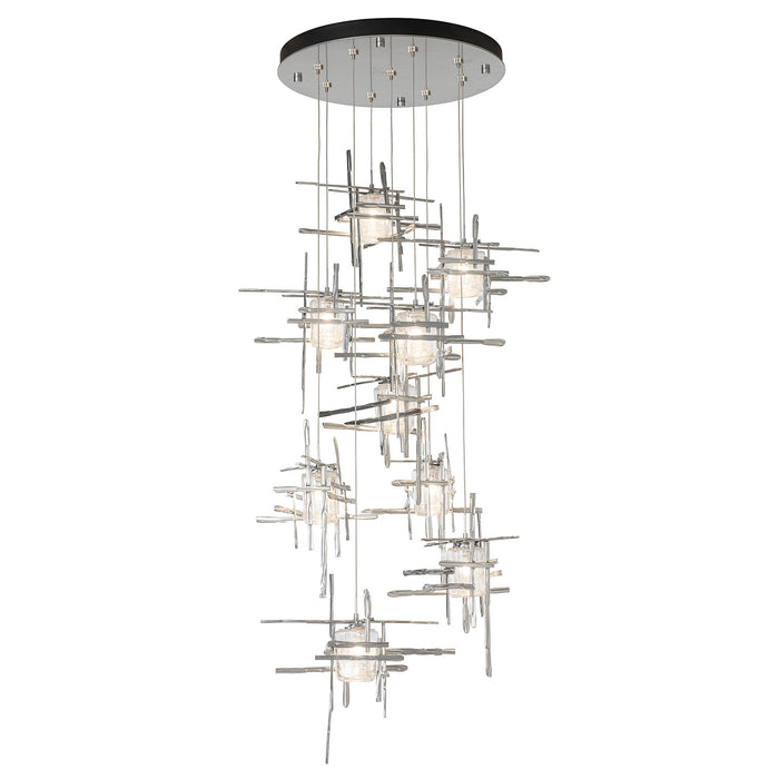 Hubbardton Forge 131107-SKT-STND-85-II0728 LED Pendant, Sterling