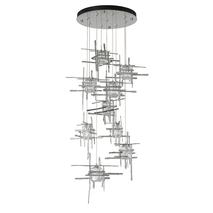 Hubbardton Forge 131107-SKT-STND-85-II0728 LED Pendant, Sterling