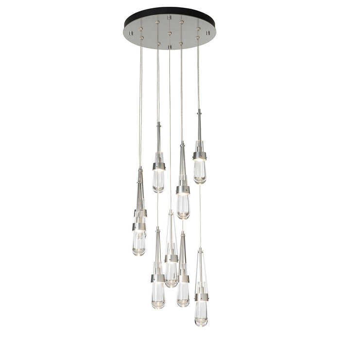Hubbardton Forge 131108-SKT-STND-85-ZM0434 LED Pendant, Sterling