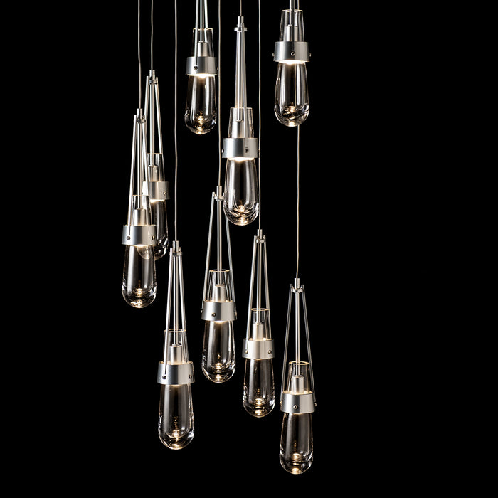 Hubbardton Forge 131108-SKT-STND-85-ZM0434 LED Pendant, Sterling