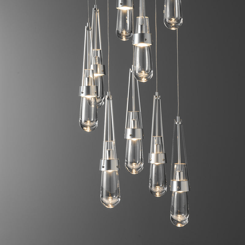 Hubbardton Forge 131108-SKT-STND-85-ZM0434 LED Pendant, Sterling