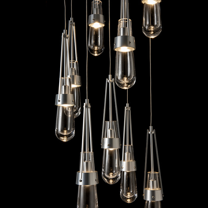 Hubbardton Forge 131108-SKT-STND-85-ZM0434 LED Pendant, Sterling