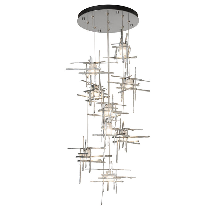 Hubbardton Forge 131109-SKT-STND-85-YC0305 LED Pendant, Sterling