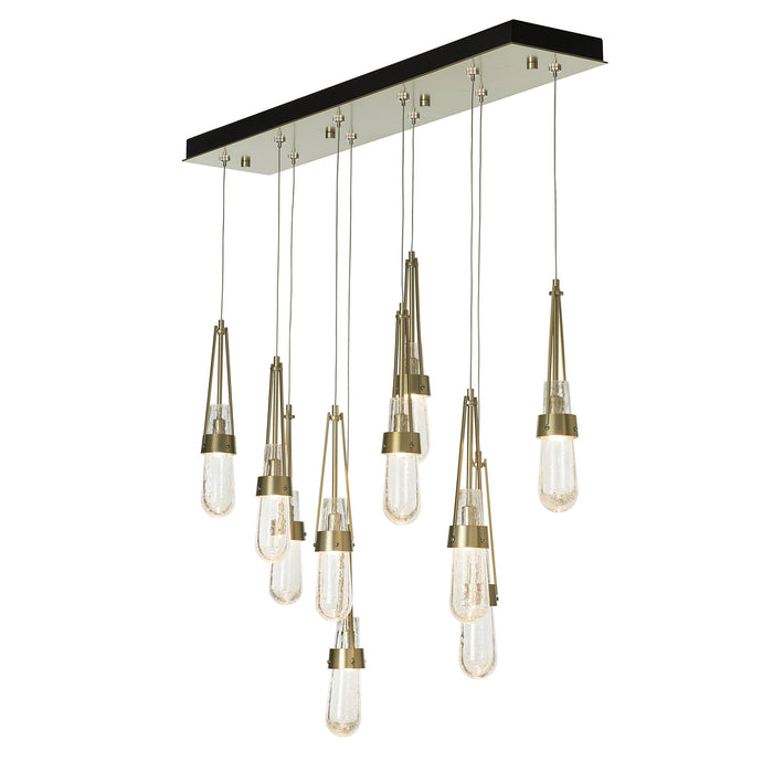 Hubbardton Forge 131200-SKT-STND-86-YG0434 LED Pendant, Modern Brass