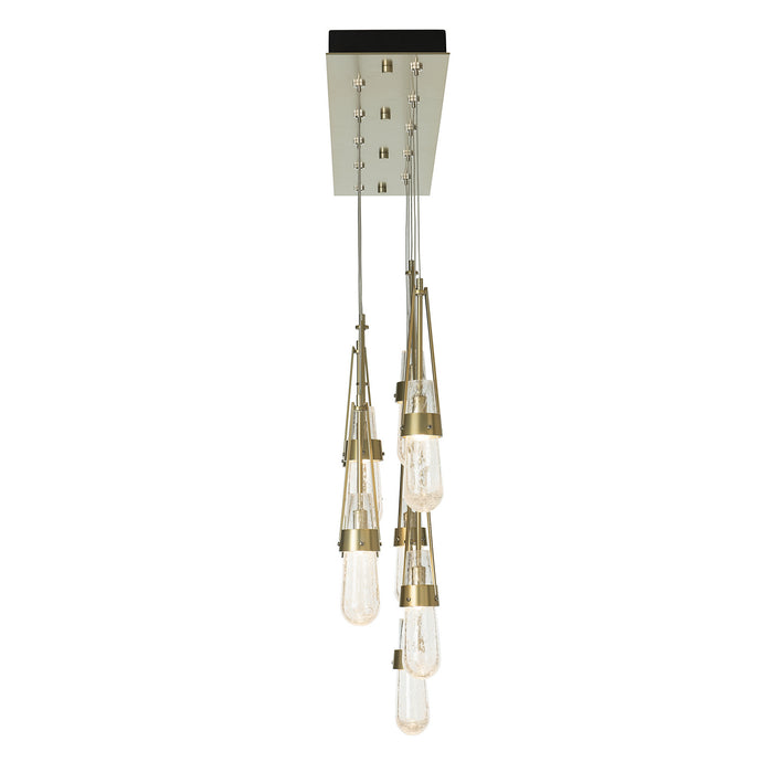 Hubbardton Forge 131200-SKT-STND-86-YG0434 LED Pendant, Modern Brass