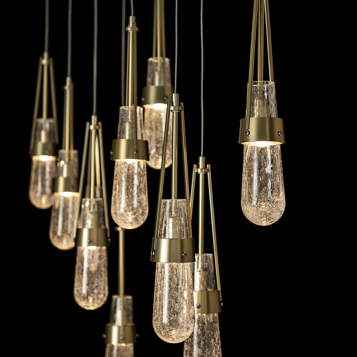 Hubbardton Forge 131200-SKT-STND-86-YG0434 LED Pendant, Modern Brass