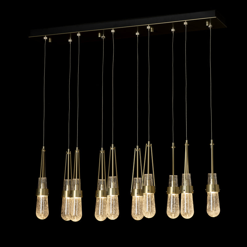 Hubbardton Forge 131200-SKT-STND-86-YG0434 LED Pendant, Modern Brass