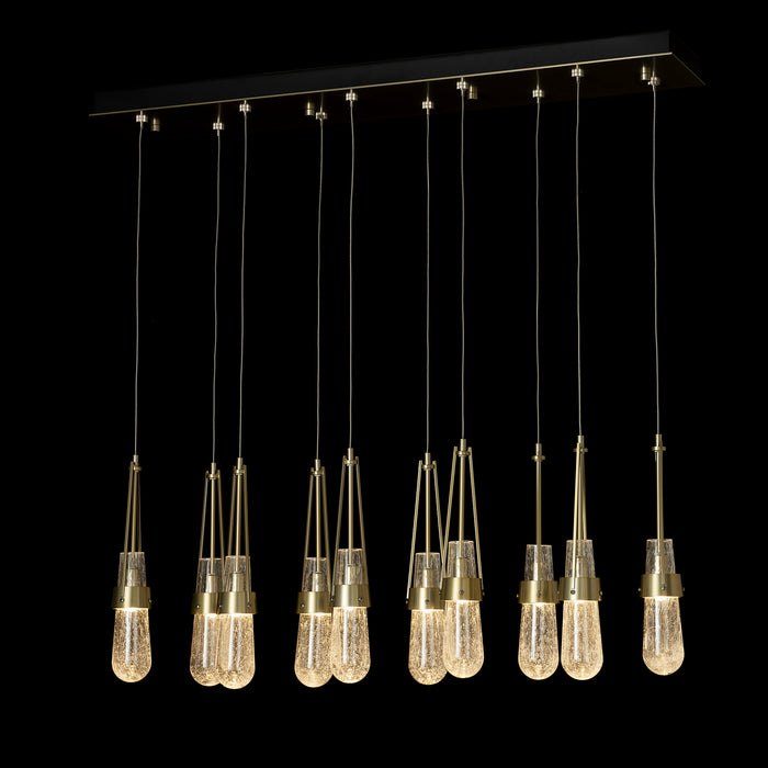 Hubbardton Forge 131200-SKT-STND-86-YG0434 LED Pendant, Modern Brass