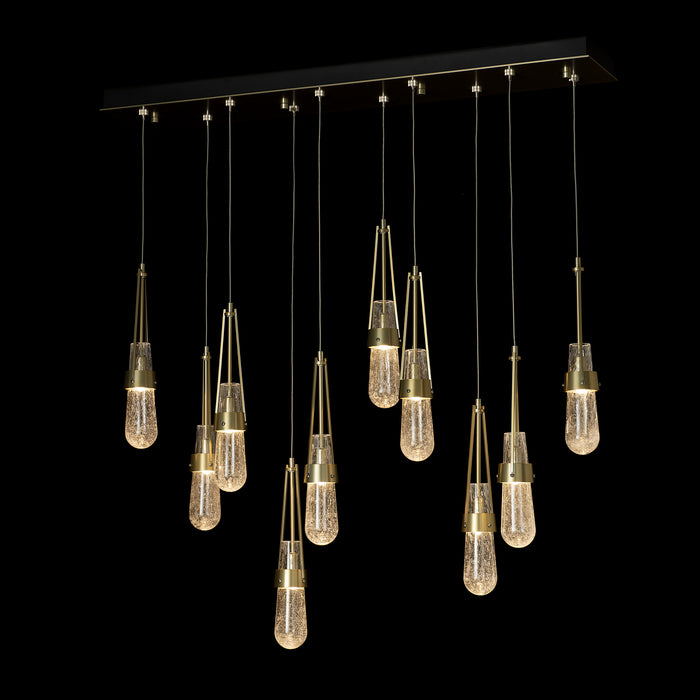 Hubbardton Forge 131200-SKT-STND-86-YG0434 LED Pendant, Modern Brass