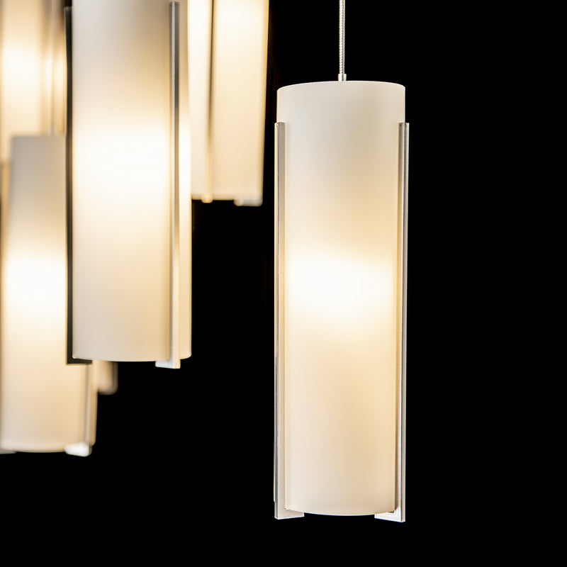 Hubbardton Forge 131204-SKT-STND-85-GG0065 LED Pendant, Sterling