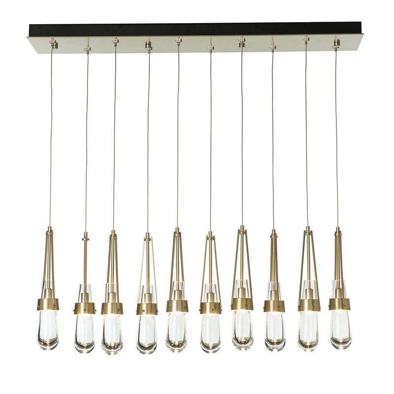 Hubbardton Forge 131207-SKT-STND-86-ZM0434 LED Pendant, Modern Brass