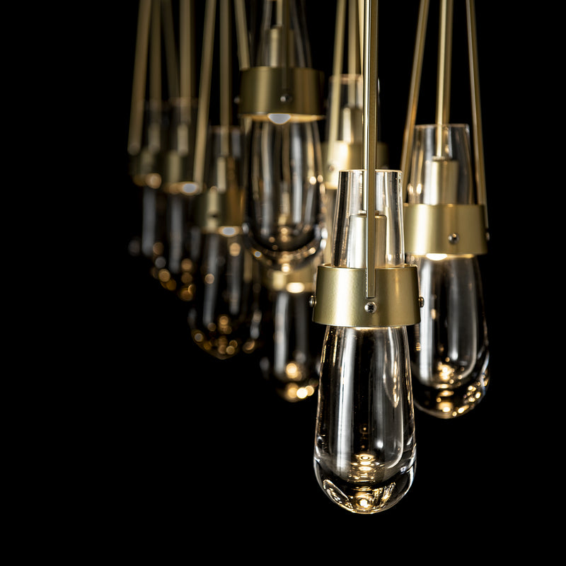 Hubbardton Forge 131207-SKT-STND-86-ZM0434 LED Pendant, Modern Brass