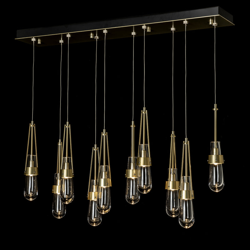 Hubbardton Forge 131207-SKT-STND-86-ZM0434 LED Pendant, Modern Brass