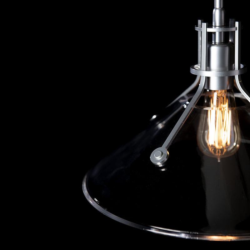 Hubbardton Forge 134553-SKT-MULT-85-ZM0686 One Light Pendant, Sterling