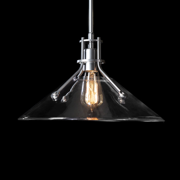 Hubbardton Forge 134553-SKT-MULT-85-ZM0686 One Light Pendant, Sterling