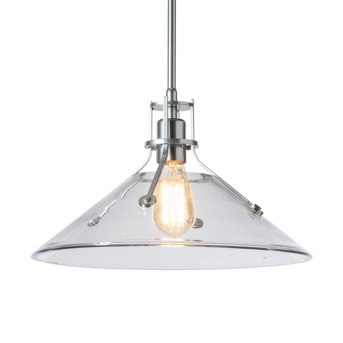 Hubbardton Forge 134553-SKT-MULT-85-FD0686 One Light Pendant, Sterling