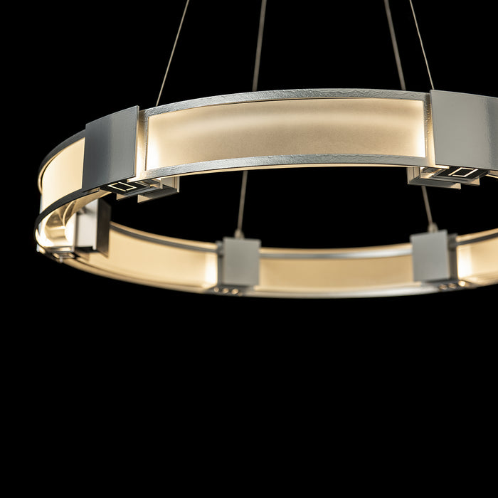 Hubbardton Forge 138588-SKT-STND-85-FD0399 LED Pendant, Sterling