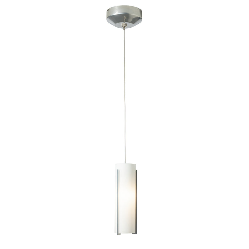 Hubbardton Forge 161180-SKT-STND-85-GG0065 One Light Mini Pendant, Sterling