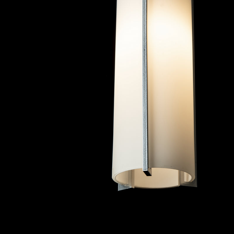 Hubbardton Forge 161180-SKT-STND-85-GG0065 One Light Mini Pendant, Sterling