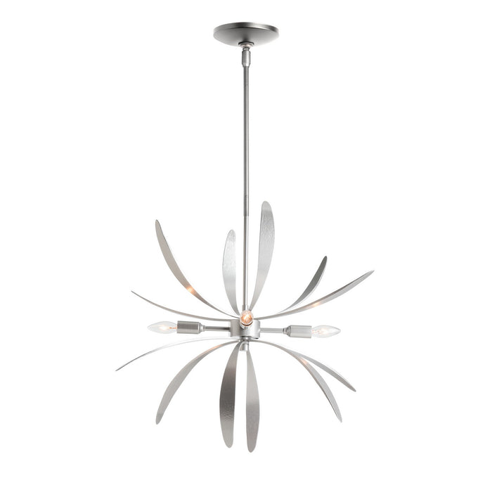 Hubbardton Forge 184350-SKT-MULT-82 Four Light Pendant, Vintage Platinum