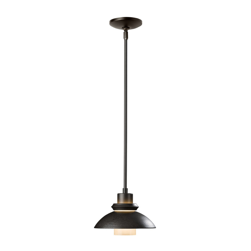 Hubbardton Forge 184970-SKT-MULT-07 One Light Mini Pendant, Dark Smoke