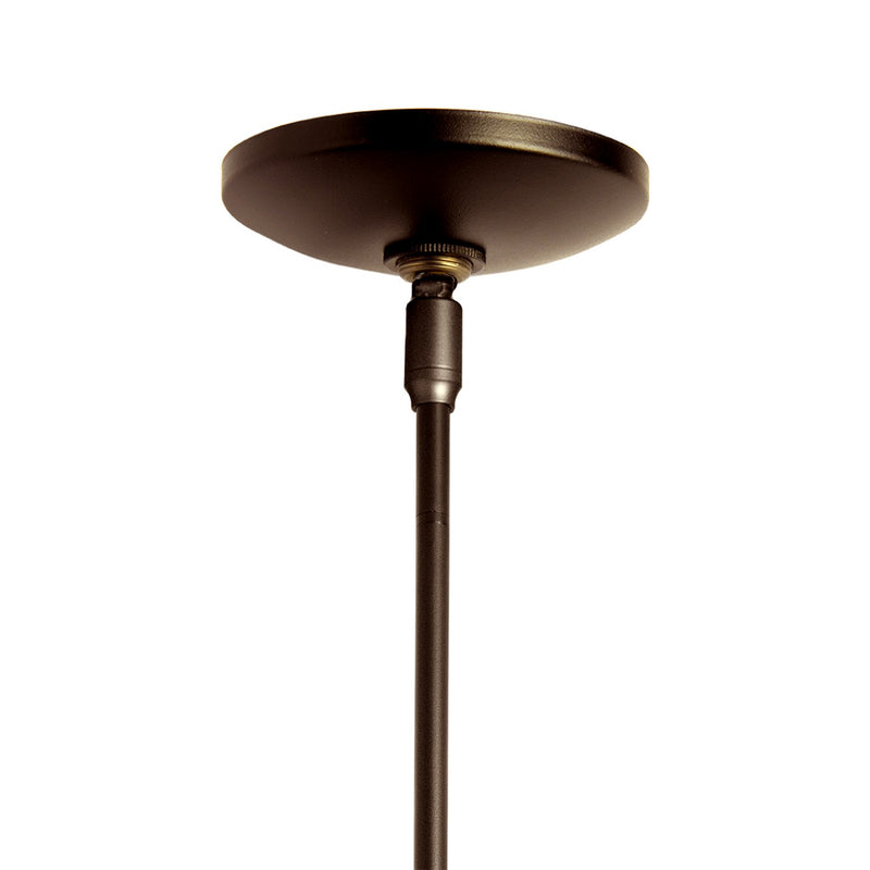 Hubbardton Forge 185400-SKT-MULT-05-GG0075 One Light Mini Pendant, Bronze