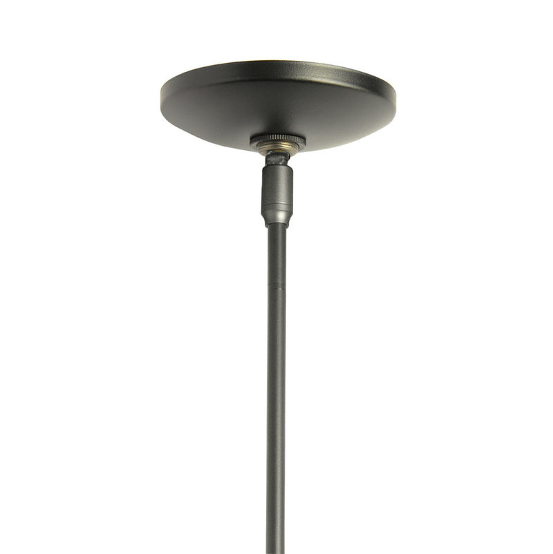 Hubbardton Forge 186670-SKT-MULT-07-GG0336 One Light Mini Pendant, Dark Smoke