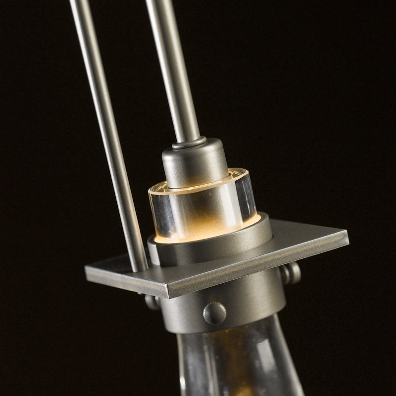 Hubbardton Forge 187150-SKT-MULT-07-ZM0349 One Light Mini Pendant, Dark Smoke