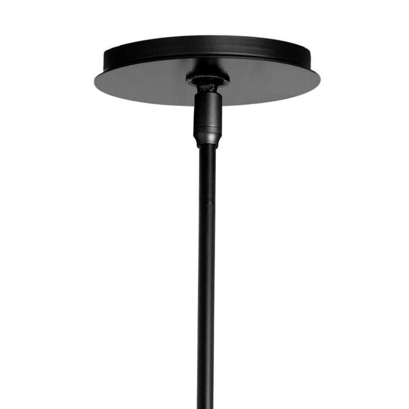 Hubbardton Forge 187650-SKT-MULT-10-GG0140 One Light Mini Pendant, Black