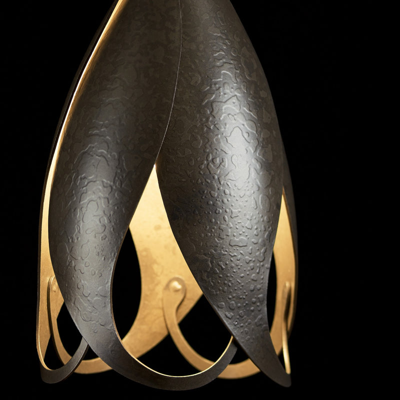 Hubbardton Forge 188770-SKT-MULT-07 One Light Mini Pendant, Dark Smoke