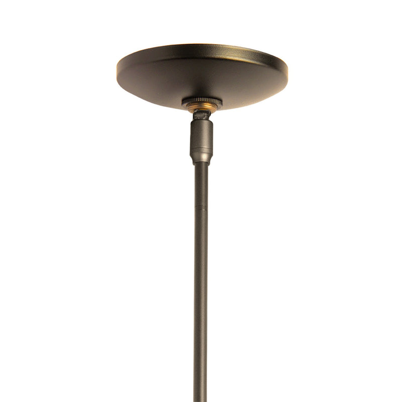 Hubbardton Forge 188770-SKT-MULT-07 One Light Mini Pendant, Dark Smoke