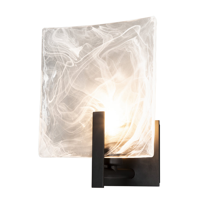 Hubbardton Forge 201310-SKT-10-YR0699 One Light Bath Sconce, Black